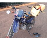Jaru: Idoso fica ferido após bater motocicleta na lateral de carro na entrada da Linha 612