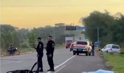Ciclista morre após ser atropelado por carro na BR-429, próximo a Alvorada D'Oeste