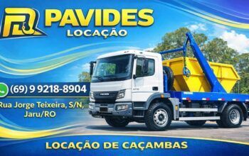 Entulho acumulado? Pavides Locação oferece caçambas com atendimento rápido em Jaru