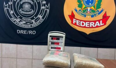 Polícia Federal apreende 9 kg de skunk em aeroporto de Porto Velho e prende passageiro