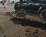 Jaru: Acidente deixa motociclista ferido no cruzamento da Ceará com Dom Pedro I