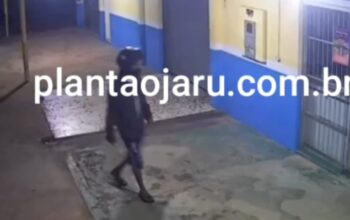 Jaru: Câmera de segurança flagra suspeito de furto a mercado no Setor 08, que acaba preso