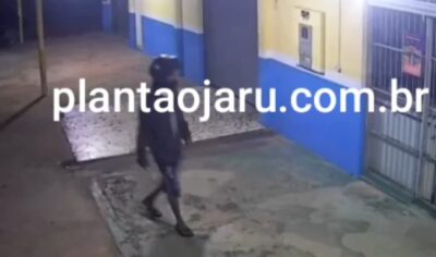 Jaru: Câmera de segurança flagra suspeito de furto a mercado no Setor 08, que acaba preso
