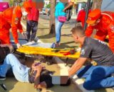 Jaru: Motociclista fica ferida após colidir na lateral de veículo na Avenida Dom Pedro I