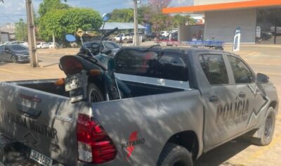Moto furtada em Ji-Paraná é encontrada perto da Rodoviária de Jaru; suspeito é preso
