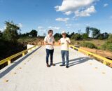 Nova ponte de concreto e aço sobre o Rio Passaqual será inaugurada na próxima sexta-feira (28)