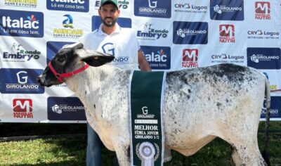 Criador de Tarilândia conquista título no Julgamento da Raça Girolando durante a 41ª Expoari