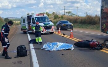 Grave acidente na BR-364 termina com motociclista morto entre Ariquemes e Jaru