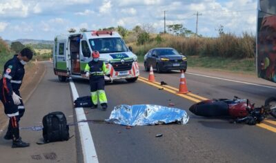 Grave acidente na BR-364 termina com motociclista morto entre Ariquemes e Jaru