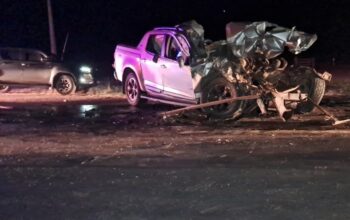 Grave colisão entre caminhonete e carreta deixa vítima fatal na BR-364 entre Ariquemes e Itapuã do Oeste
