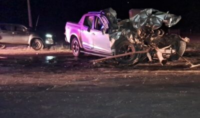Grave colisão entre caminhonete e carreta deixa vítima fatal na BR-364 entre Ariquemes e Itapuã do Oeste