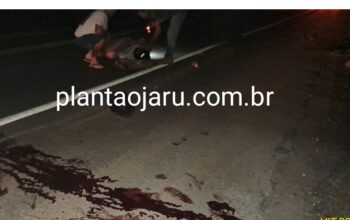 Jaru: Colisão entre duas motocicletas deixa três vítimas feridas próximo às Duas Placas na BR-364