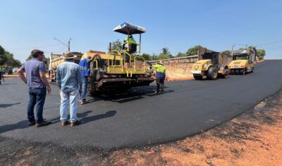 Asfalto Novo: Prefeitura de Jaru finaliza pavimentação de mais um trecho da Rua Marechal Rondon, no Setor 02