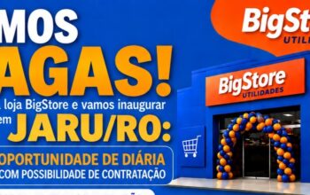 BigStore prepara inauguração em Jaru e abre oportunidades de contratação