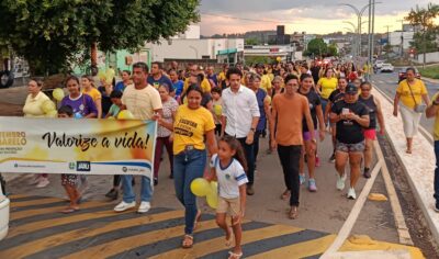 Jaru encerra Setembro Amarelo com Caminhada em Prol da Vida