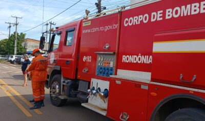 Jaru: Fumaça em residência assusta vizinhos e mobiliza Corpo de Bombeiros