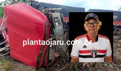 Motorista jaruense morre em acidente com carreta na BR-364
