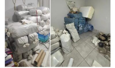 Operação integrada localiza “bunker” do tráfico e apreende quase cinco toneladas de drogas em Ariquemes