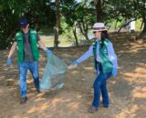 Prefeitura de Jaru realiza ação de limpeza e plantio de árvores às margens do Rio Jaru