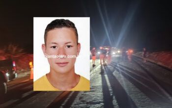 Jaru: Motociclista morre após colidir com caminhonete na BR-364, cair e ser atropelado por carreta; mulher que estava na garupa ficou ferida