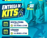 Corre Jaru 45 anos: entrega de kits para os participantes acontecerá nesta sexta (30) e sábado (31), no ginásio Sebastião Mesquita