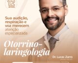 Clin Med Jaru oferece atendimento especializado em otorrinolaringologia com Dr. Lucas Zarro