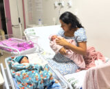 Hospital Municipal de Jaru registra nascimento dos gêmeos Hana e Felipe