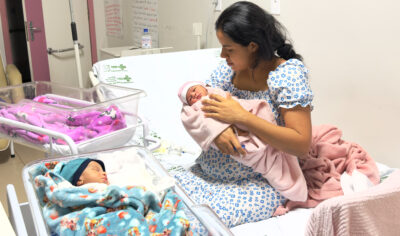 Hospital Municipal de Jaru registra nascimento dos gêmeos Hana e Felipe