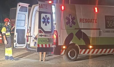 Jaru: Motociclista fica ferido após perder controle e cair em vala na BR-364 próximo a GIMA