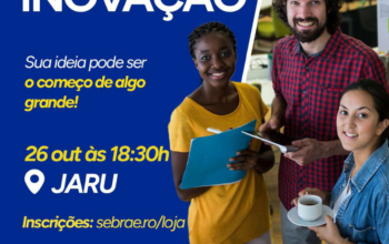 Maratona de Inovação acontece na próxima segunda-feira (26) em Jaru; evento é promovido pela Acij, Sebrae e tem apoio da Prefeitura de Jaru