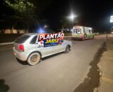 Jaru: Veículo com sinais de colisão é encontrado abandonado no meio da Avenida JK, na noite deste Sábado (10)