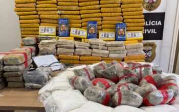 POLÍCIA CIVIL DE RONDÔNIA APREENDE APROXIMADAMENTE 244 KG DE DROGAS EM NOVA MAMORÉ